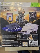 Gears of War 3 Epic Edition Xbox 360 Game Statue Art Book Box Cog COMPLETE
