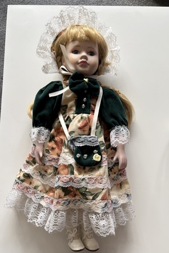 Vintage porcelain doll - vintage,