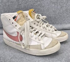Nike Blazer '77 Vintage Mid White Sunset Pulse W Pink Swoosh Women's Size 7
