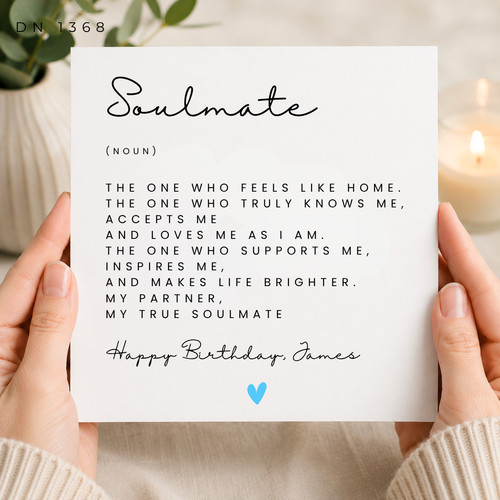 Personalised soulmate birthday - personalised,