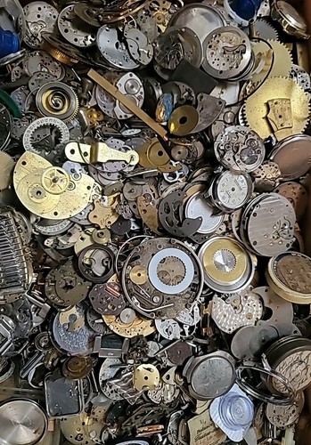 Vintage watch parts huge lot - watch,