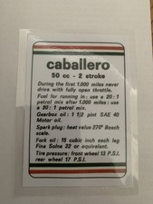 FANTIC CABALLERO   TX94 TX96