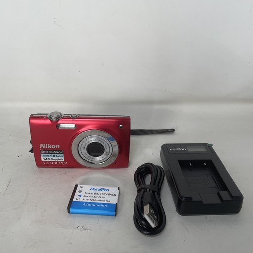 Nikon coolpix s2500 - nikon, red