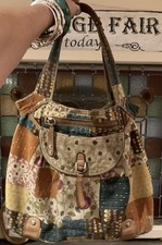 Fossil Patchwork Bag Handbag