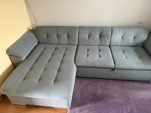 Corner sofa bed with - sofa, storage