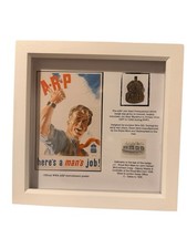 ARP Badge WW2 1939 Silver
