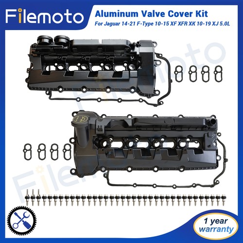 Aluminum valve cover - kit, for