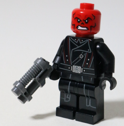 Lego marvel red - marvel, skull