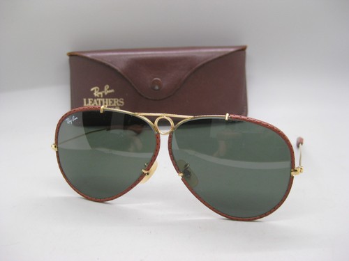 Vtg ray ban leather - vtg, ray-ban