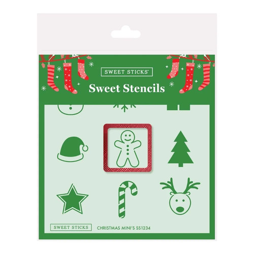 Christmas mini stencil - christmas,
