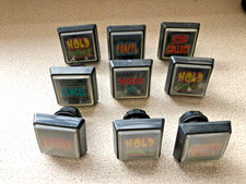 Fruit machine buttons Black 9