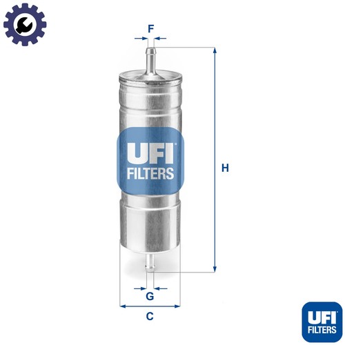 Fuel filter 508 for - fuel, 31.508.00