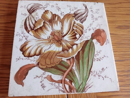 Victorian floral wall tile - ,