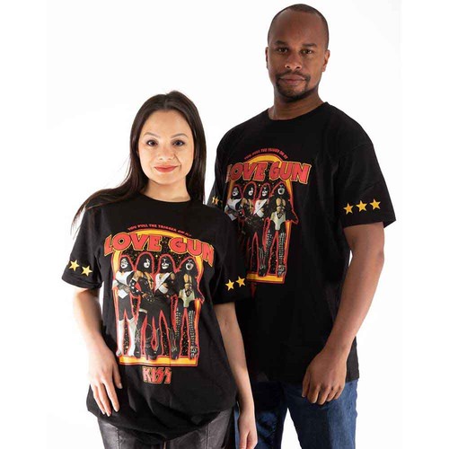 Kiss unisex shirt love gun - kiss, t-shirt: