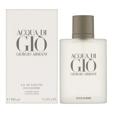 Giorgio Armani Perfume Acqua Di Gio Eau De Toilette 100ml Brand New Sealed 