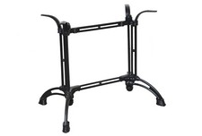 twin pedestal cast iron dining