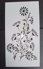 Daisy Flower Stencil Card