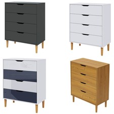 Chest of 4 Drawers Bedroom