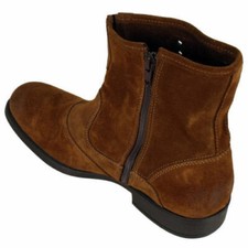 Mens Handmade Boots Ankle High Biker Suede Leather Formal Wear Casual Dress Shoe