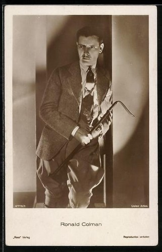 Postcard actor ronald - actor,