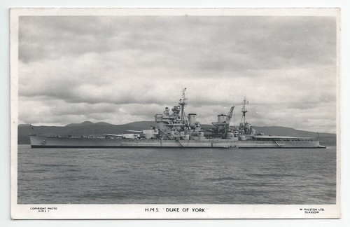 Hms duke york king - duke, v