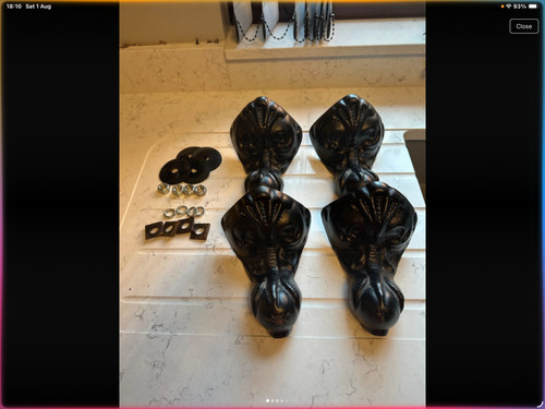 Cast iron vintage set - cast, of