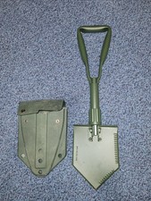British Army Surplus Folding Spade / Shovel in Hard Case