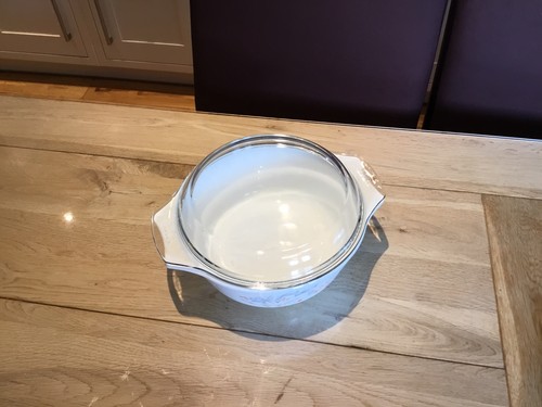 Vintage pyrex england blue - england,