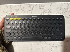 Logitech K380 Gray and Yellow