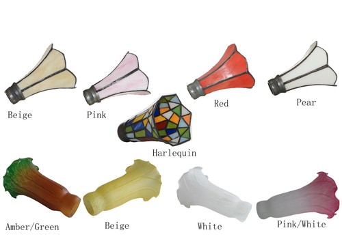 Lily glass with stained - glass,