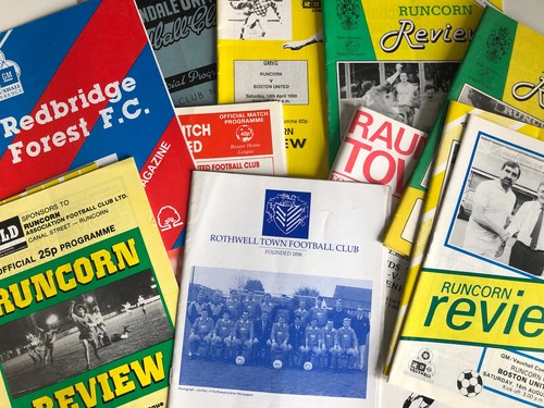 Non league football programmes - football,