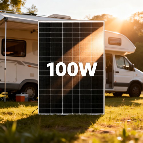 100w 18v solar panel mono - solar,