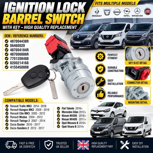 Ignition lock barrel - lock, switch