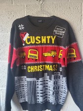 MENS ONLY FOOLS AND HORSES  CUSHTY  TU CHRISTMAS' JUMPER S LARGE 