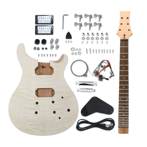 Electric guitar kit - kit, mahogany