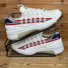 Skechers Trainers Mens Size UK 8 Mark Nason White Blue Red Modern Jogger Shoes