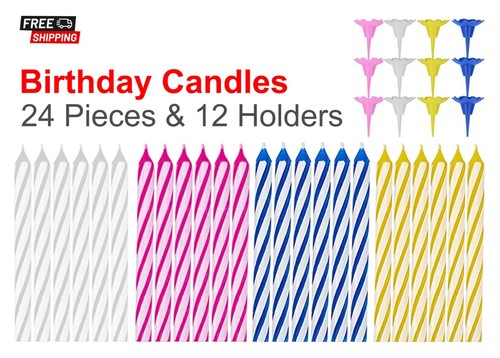 Pcs 12 holders birthday - pcs,