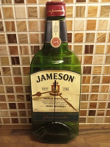 Jameson bottle clock - jameson,