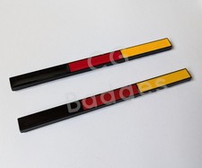 2 German Flag Black Side Wing