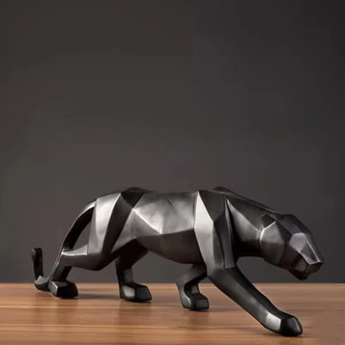 Large size panther statue - large,