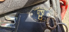 Used Sabre Leather Horse Saddle + including reins and stirrups