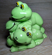 Frog Money Box Vintage green