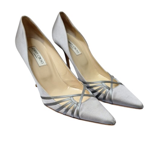 Jimmy choo shoes grey satin - choo,