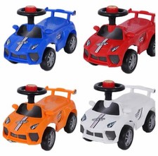 Turbo Kids Fun Ride on Car Baby Toddler Walker Foot to Floor Sliding Car Slider