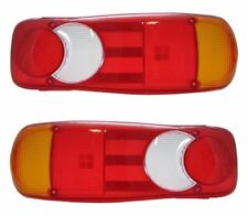 PAIR FITS RENAULT MASTER VAUXHALL MOVANO REAR BACK TAIL LIGHT COVER LENS