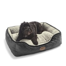 Silentnight Airmax Pet Bed Dog Cat Puppy Luxury Soft Cosy Easy Clean Deluxe Grey