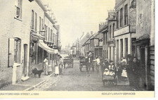 postcard - london  crayford high street c 1890