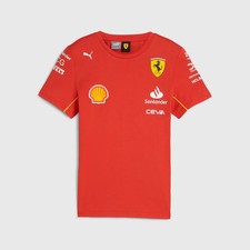 Scuderia Ferrari F1 Team Red Junior Kids T-Shirt Official PUMA Merch - BNWT