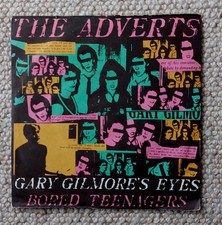 THE ADVERTS - Gary Gilmores Eyes 7" Picture sleeve. 1977 Punk classic