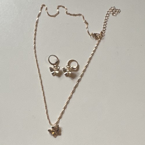 Elegant gold tone butterfly - elegant,